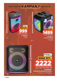 Power reklamblad vecka 34 Sida 12: Feel Partyhögtalare €999,00, Feel Partyhögtalare Uppslukande 50W RMS €1.499,00