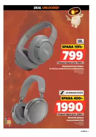 Power reklamblad vecka 34 Sida 15: Jbl Brusreducerande hörlurar 44 timmars batteritid med snabbladdning €799,00