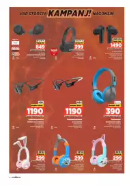 Power reklamblad vecka 34 Sida 16: Sony True Wireless €849,00, Sony Trådlösa hörlurar €399,00