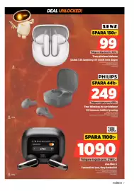 Power reklamblad vecka 34 Sida 17: Senz True wireless hörlurar Snabb 1,5h laddning för musik hela dagen €99,00