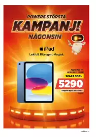 Power reklamblad vecka 34 Sida 19: Apple iPad 11" (A16) Wi-Fi 128 GB €5.290,00