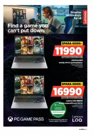 Power reklamblad vecka 34 Sida 27: LOQ Essential Smidig 144 Hz gamingdisplay €11.990,00