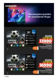 Power reklamblad vecka 34 Sida 4: Samsung 55" 4K Smart TV Nästa generations Micro RGB-bild €13.990,00