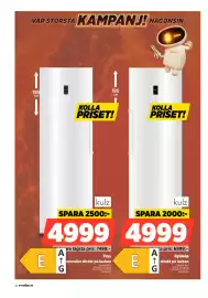 Power reklamblad vecka 34 Sida 46: Kulz Frys ↑ontroller direkt på luckan €4.999,00, Kylskåp direkt på luckan €4.999,00