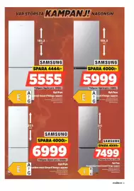 Power reklamblad vecka 34 Sida 49: Samsung Kyl/frys el med SmartThings-appen €5.555,00