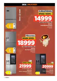 Power reklamblad vecka 34 Sida 52: Grundig Kyl/frys Kontrollpanel på luckan €14.999,00