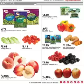 Fareway weekly ad week 34 Page 3: Family Tree Farms White Flesh Peaches or Nectarines €2,88