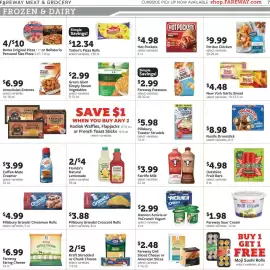 Fareway weekly ad week 34 Page 7: Fareway String Cheese €6,99, New York garlic bread €4,48