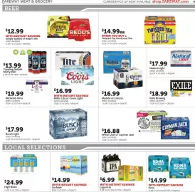 Fareway weekly ad week 34 Page 9: Modelo or Corona €16,99, Lagunitas ipa €6,99