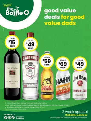 The Bottle O (valid until 30-08)