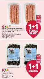 Delhaize folder week 34 Pagina 2: Jumbo mosselen €8,99, Varkens- of varkenkalfschipolata €2,69