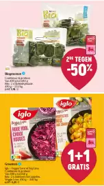 Delhaize folder week 34 Pagina 25: Biogroenten €1,91, Iglo - Veggie Love of Veg Love €3,25
