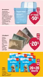 Delhaize folder week 34 Pagina 48: Toilet-papier Scottex Complete Clean Decor €11,99, Schoolgerei Aurora €3,27