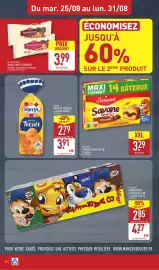 Catalogue ALDI semaine 35 page 12: Madeleines fourrées €3,99, Harry's - brioche tressée €3,91