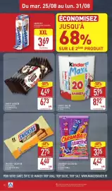 Catalogue ALDI semaine 35 page 14: Carambar - electric €3,35, Kinder - maxi €11,90