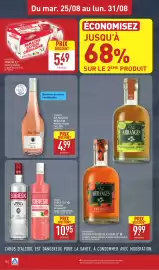 Catalogue ALDI semaine 35 page 20: Jean giner - igp pays d'oc €4,99, Sobieski - vodka 37,5° €10,95