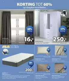 Jysk folder Pagina 8: Engblomme rugkussen €17,50, Fagerklokke bedsprei €25,00