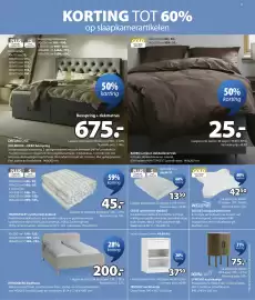 Jysk folder Pagina 9: Jenslev nachtkastje €37,50, Lesja synthetisch dekbed €13,50