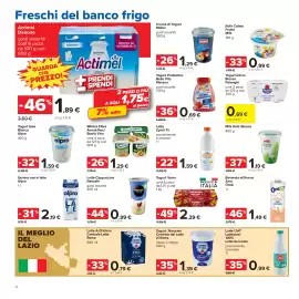 Volantino Carrefour Pagina 12: Latte UHT Lattesano €0,99, Latte Zymil 1% €1,59