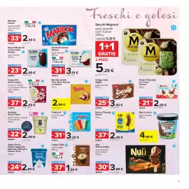 Volantino Carrefour Pagina 15: Sorbetto Terre d'Italia €2,49, Ghiaccioli Carrefour Classic €3,29