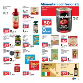 Volantino Carrefour Pagina 19: Pinsa Extra €1,79, Sfoglie Gran Pavesi €1,69