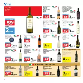 Volantino Carrefour Pagina 22: Chianti Arancio DOCG Piccini €2,99, Prosecco DOC Treviso Extra Dry Porta dei Dogi €4,29
