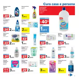 Volantino Carrefour Pagina 25: Rasoio Donna Usa e Getta Xtreme 3 Wilkinson €3,79, Bagno Crema Venus €1,79