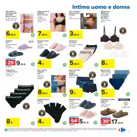 Volantino Carrefour Pagina 27: Boxer Uomo Fantasia €9,00, Pantofole uomo donna €5,97