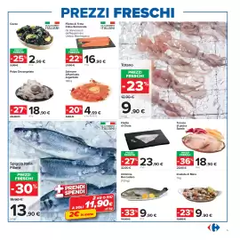Volantino Carrefour Pagina 5: Filetto di Trota Iridea Salmonata €16,90, Cozze da allevamenti italiani €2,99