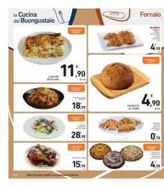 Volantino Spazio Conad Pagina 12: Pagnotta al farro €4,90, Lasagne ortolane €11,90