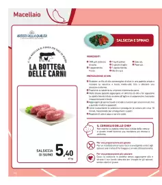 Volantino Spazio Conad Pagina 14: Salsiccia di suino €5,40