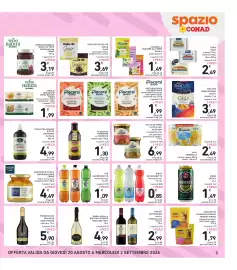 Volantino Spazio Conad Pagina 3: Sfoglie biologiche Verso Natura Conad €1,99, Carciofini di Puglia Saporidintorni €4,49