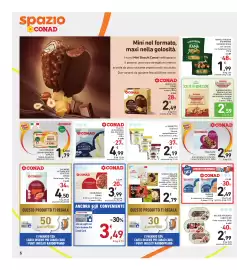Volantino Spazio Conad Pagina 6: MINI STECCO CONAD €2,49, RAVIOLI FRESCHI GIOIAVERDE GIOVANNI RANA €1,99
