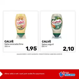 Volantino Iper Tosano settimana 34 Pagina 6: Calvé Salsa avocado/lime €1,95, Calvé Salsa yogurt €2,10