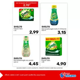 Volantino Iper Tosano settimana 34 Pagina 9: Svelto Gel lavastoviglie eco aceto €4,45