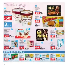 Volantino Carrefour Market Pagina 20: L'originale Cucciolone classico €3,99, Magnum Mini €3,99