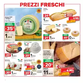 Volantino Carrefour Market Pagina 6: Mozzarella Fior di Latte €1,29, Valtellina Casera DOP Terre d'Italia €1,39