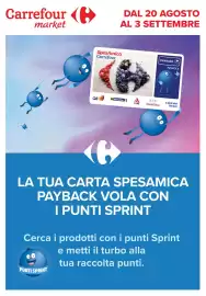 Volantino Carrefour Market | Punti Sprint Payback Pagina 1