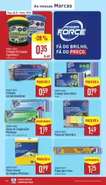Folheto ALDI semana 35 Página 12: Power force esponja salva unhas €0,99, Power force panos de microfibra €1,49
