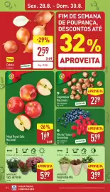 Folheto ALDI semana 35 Página 16: Maçã Royal Gala Nacional €1,69, Mix de Frutos Vermelhos €5,99
