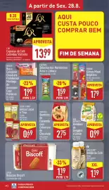 Folheto ALDI semana 35 Página 20: Lotus Bolachas Biscoff €1,19, Neo botanica bombons de gengibre e limão €0,99