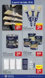 Folheto ALDI semana 35 Página 24: Deco craft pincéis de toque suave €3,99