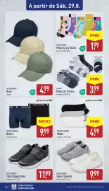 Folheto ALDI semana 35 Página 26: Crane meias de fitness €3,99, Pierre Cardin meias €4,99