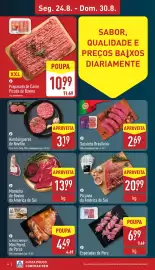 Folheto ALDI semana 35 Página 4: Picanha da América do Sul €20,99, Alpenschmaus mini pernil de porco €4,49