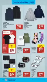 Folleto ALDI semana 35 Página 20: Up2fashion sudadera €7,99, UP2FASHION Cinturón de cuero €7,99