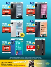 Checkers catalogue Page 2: Samsung Galaxy A06 €1.799,00, Honor T10 64GB €1.899,00