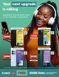 Checkers catalogue Page 9: Samsung Galaxy A07 €2.199,00, Samsung Galaxy A26 €3.999,00