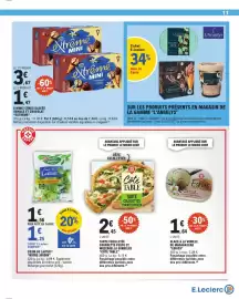 E.Leclerc folder Pagina 11: Extreme mini €1,47, Glace à la vanille de madagascar eskiss €1,64