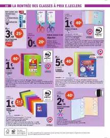 E.Leclerc folder Pagina 30: Cahier koverbook €1,55, Trieur 6 positions rainbow €2,16