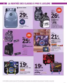 E.Leclerc folder Pagina 32: Sac à dos Airness €26,32, Sac à dos €29,90